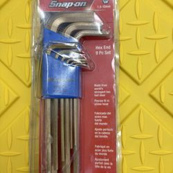 Snap-On 9pc Hex End Set 1.5mm - 10MM