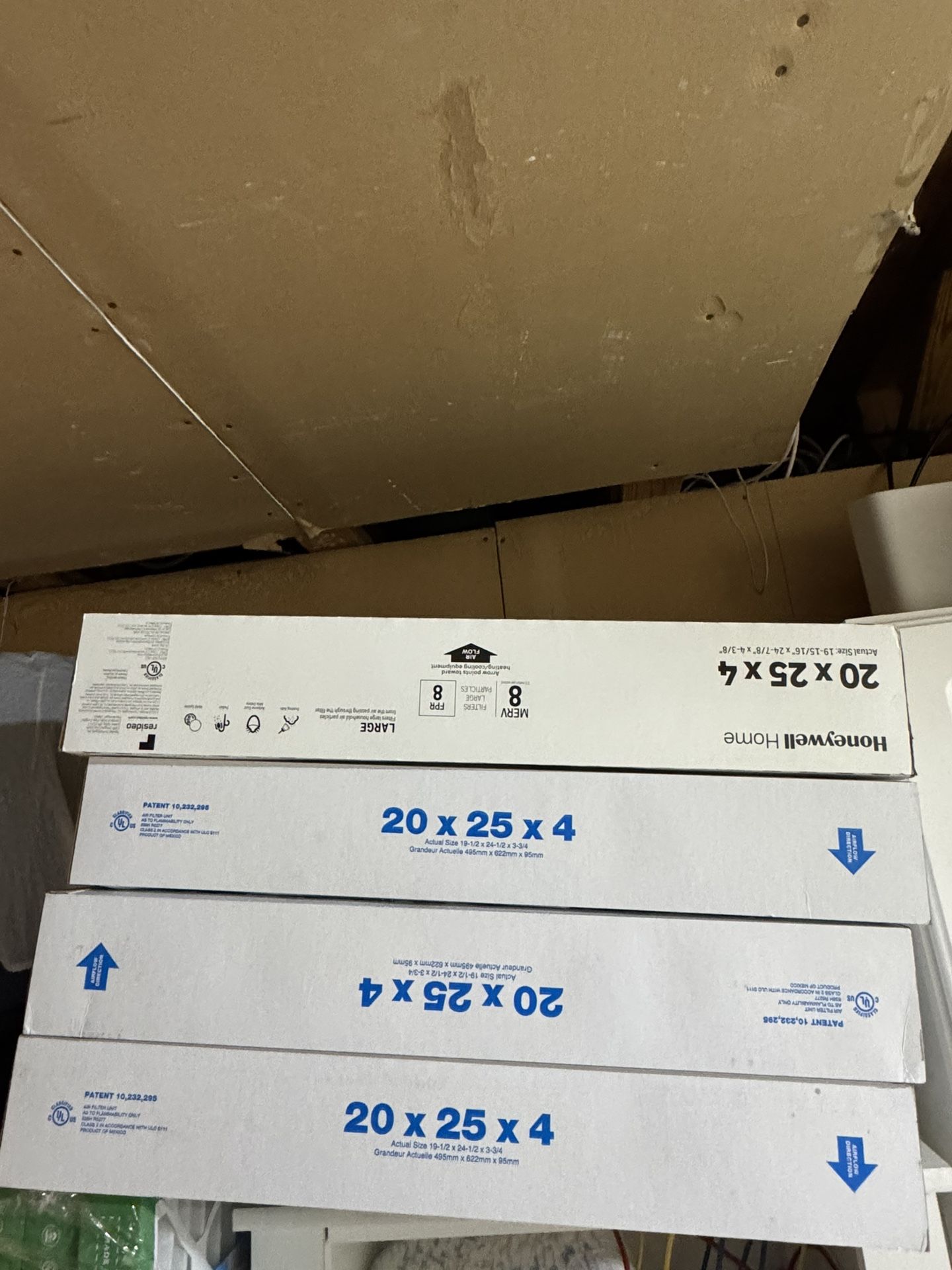 Air Filters 20 X25x4