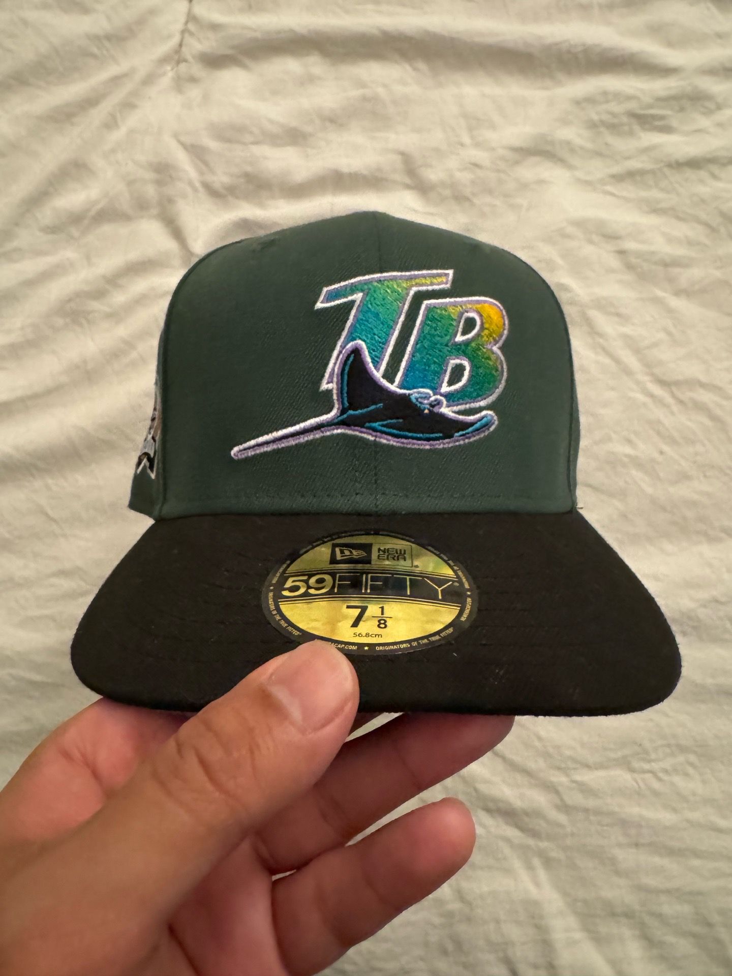 Tampa bay Rays new era fitted size 71/8 hat club exclusive