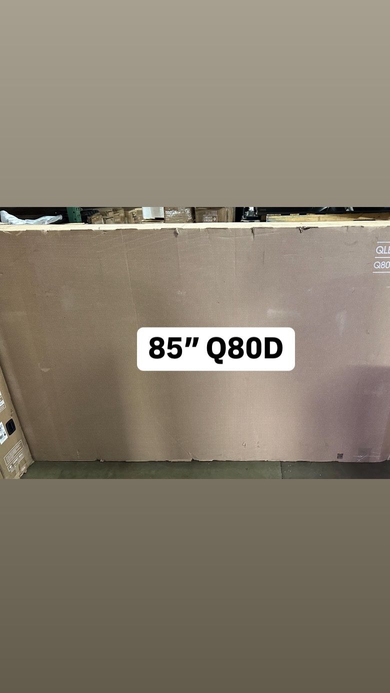 SAMSUNG 85-Inch Class QLED 4K Q80D Series Quantum HDR, Dual LED, Object Tracking Sound Lite, Q-Symphony, Motion Xcelerator Turbo+, Gaming Hub, Smart T