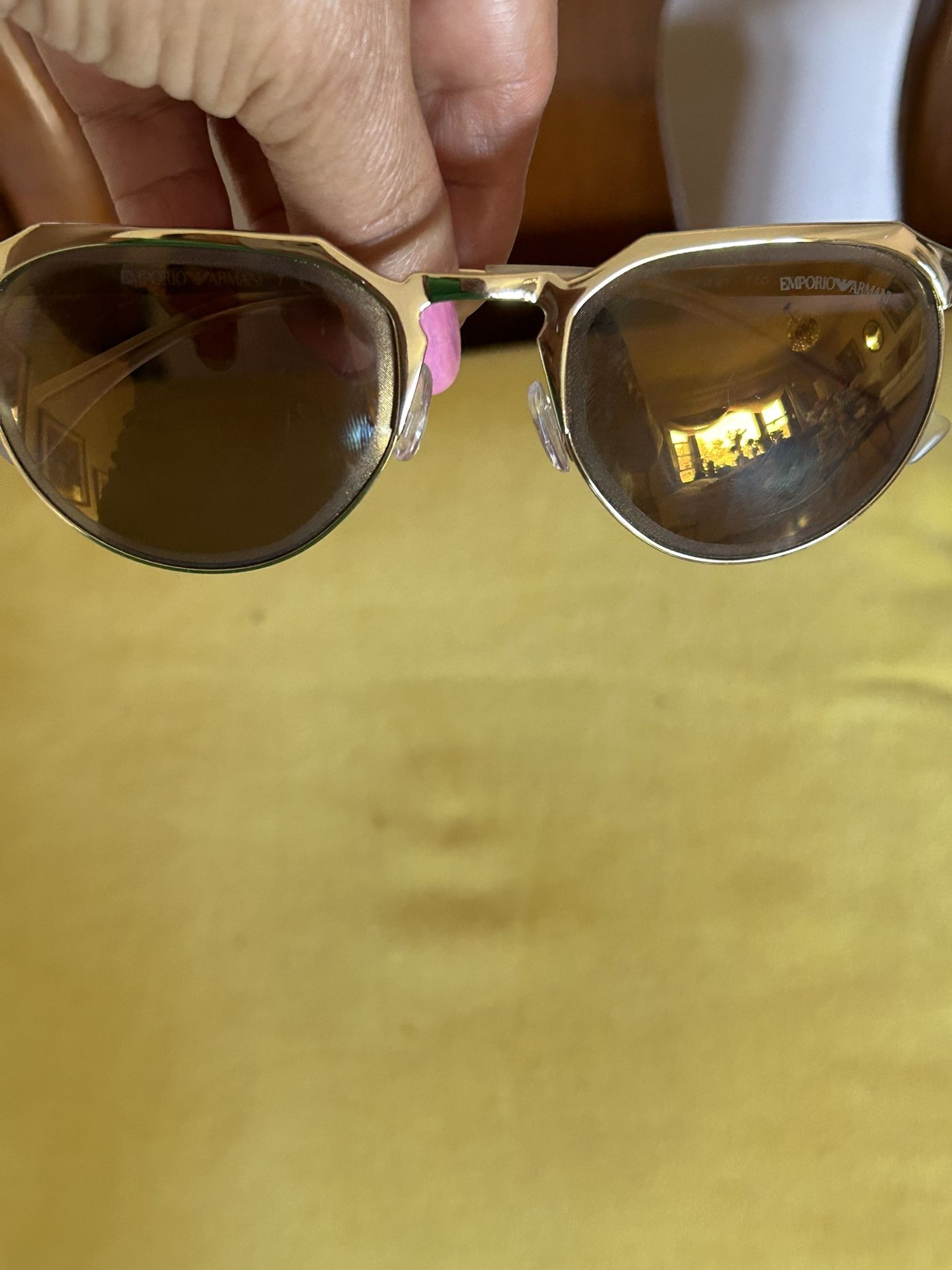 Vintage Emporio Armani Sunglasses Dark Lens Made In China