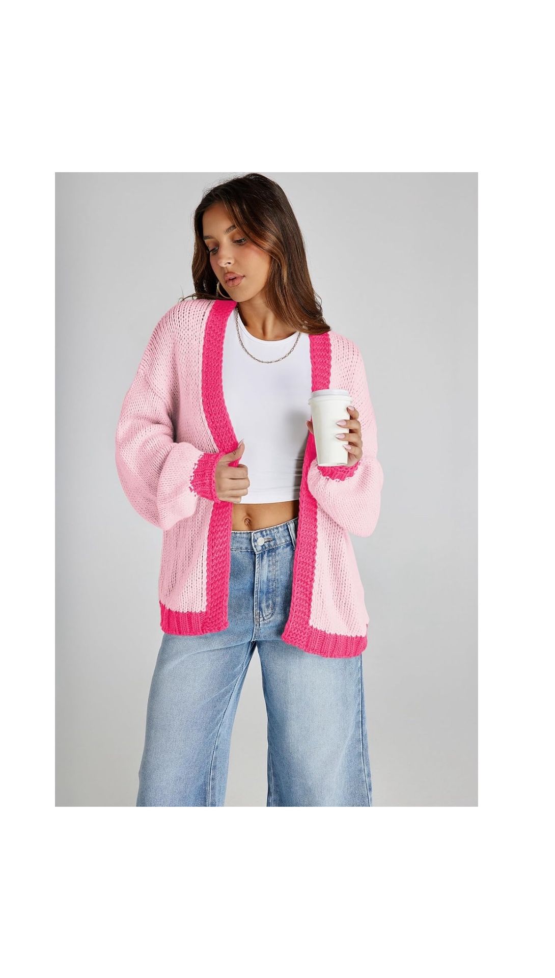 Oversized Chunky Cardigan Sweaters Open Front Long Cardigans Fall Coatigan 2025 Knit Sweater Coats