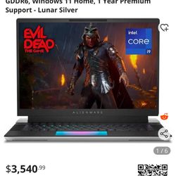 Alienware X16 R1 Laptop i9 13900Hk 4080 32GB RAM 1TB