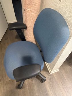 Blue Spinning Office Chair