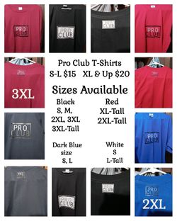 Pro Club T-Shirts
