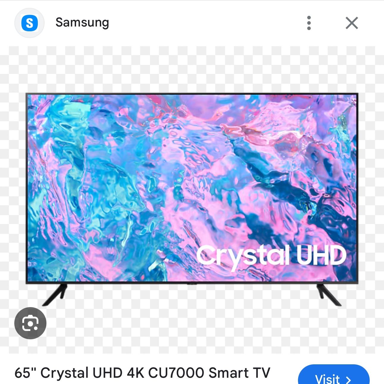 Samsung CU7000 Crystal UHD Tv