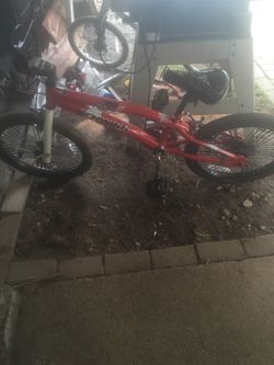 Red bicycle free style