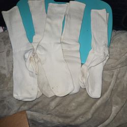 Socks  Woman's White 5-9 Size 5 Pairs