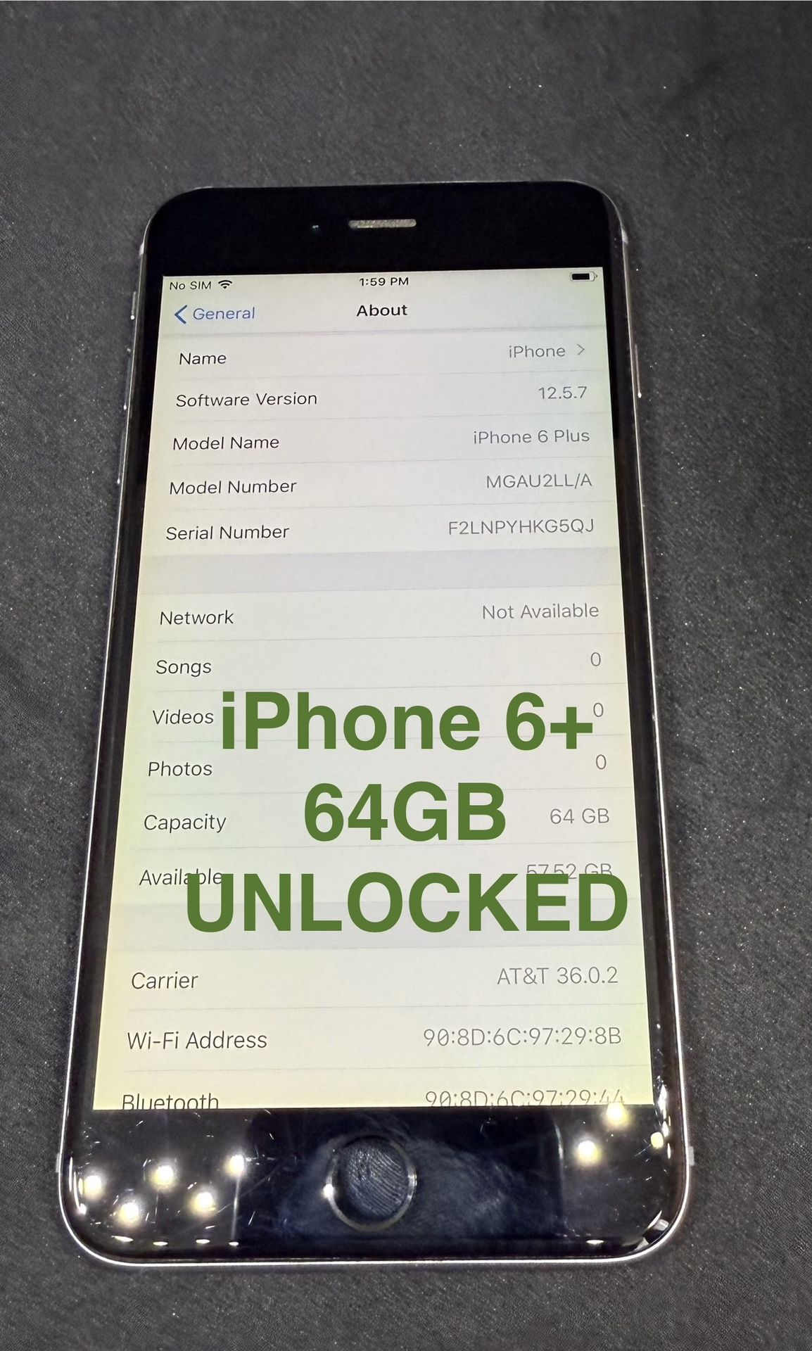 iPhone 6+ 64GB UNLOCKED - Offers Accepted