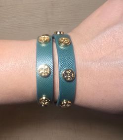 Tory Burch Leather Wrap Bracelet
