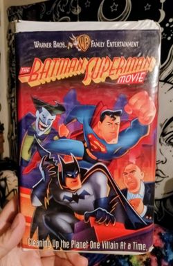 Batman Superman the movie VHS