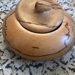 Tiger Wood Bowl Container Decor