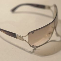 Rocawear Sunglasses Brown Gold Metal Shield UV400 Protective Rectangular Sunglasses B