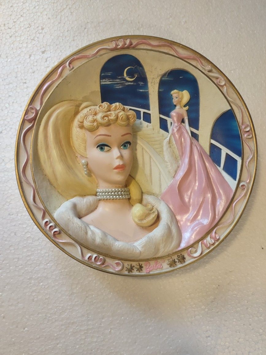 1996 Barbie Enchanted Evening Collectors Plate