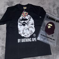 BAPE SHIRT SIZE M AND S