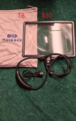 Hands free magnifying glass