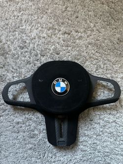 BMW M340i carbon N Alcántara steering wheel trim