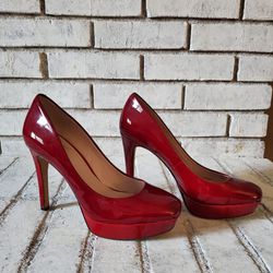 Vince Camuto Red Patent Leather Heels
