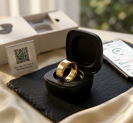 RIFESI ECTRI R6S Smart Ring Size 11 Gold - Brand New Open Box