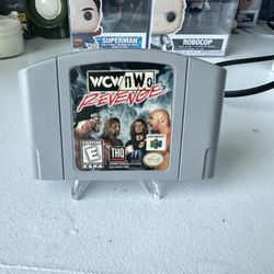 WCW/nWo Revenge Authentic N64 Nintendo 64 Game, 1998 Edition, Tested Working