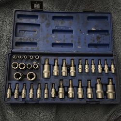 Cornwall Tools Torx/ E-Torx Socket & Bit Set