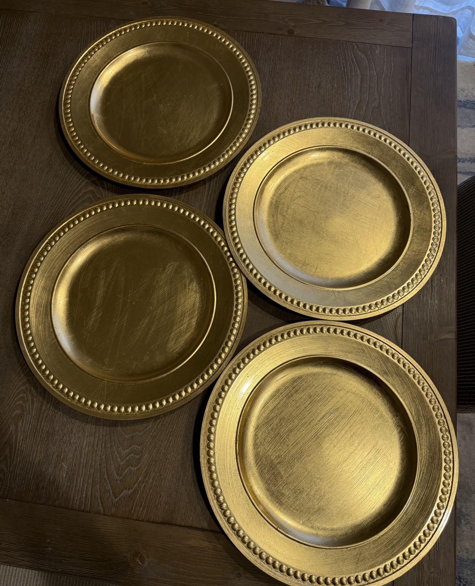 Gold Charger Plates
