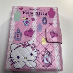 RARE Pink HELLO KITTY Sanrio Vintage Wallet Photo Album Holds 40 Pics Cards Vintage 2007