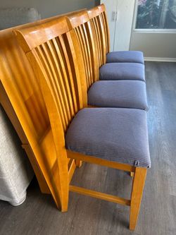 Counter height dining table & chairs