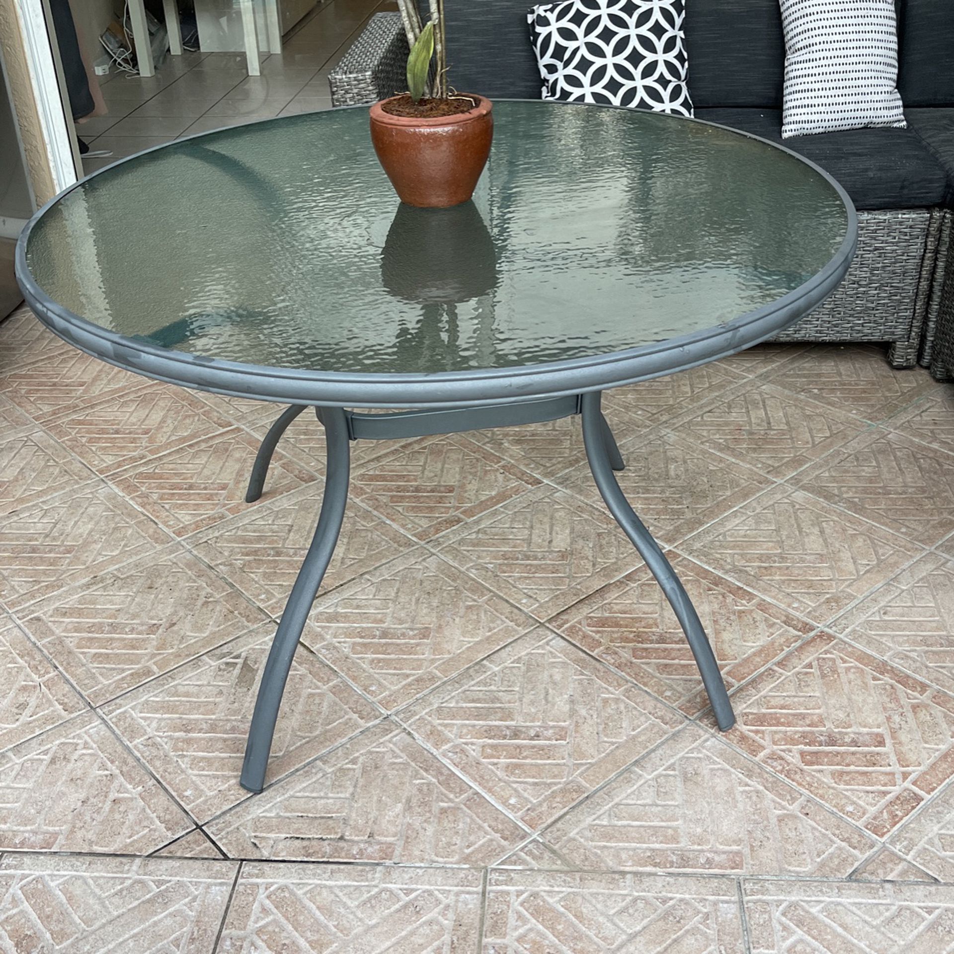 Patio Table Bought Few Months Ago ,only The Table For Sale