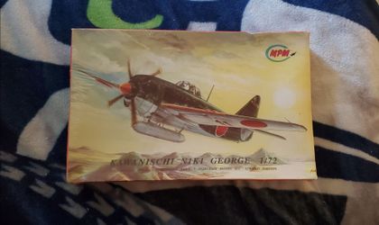 Vintage MPM 1/72 Kawanishi N1K1 George Model Kit 72123 Limited Edition. New