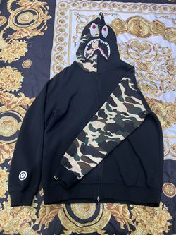 Camo Shark Bape Hoodie XXL (Fits Like L-Xl)