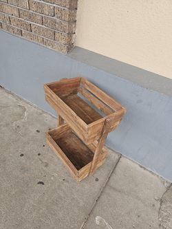 Rustic 2 tier shelf