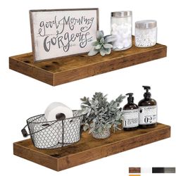 QEEIG Bathroom Shelves 24 inches Long Floating Shelf