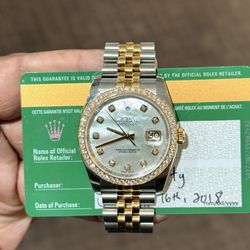 Rolex Datejust 36mm Two Tone 