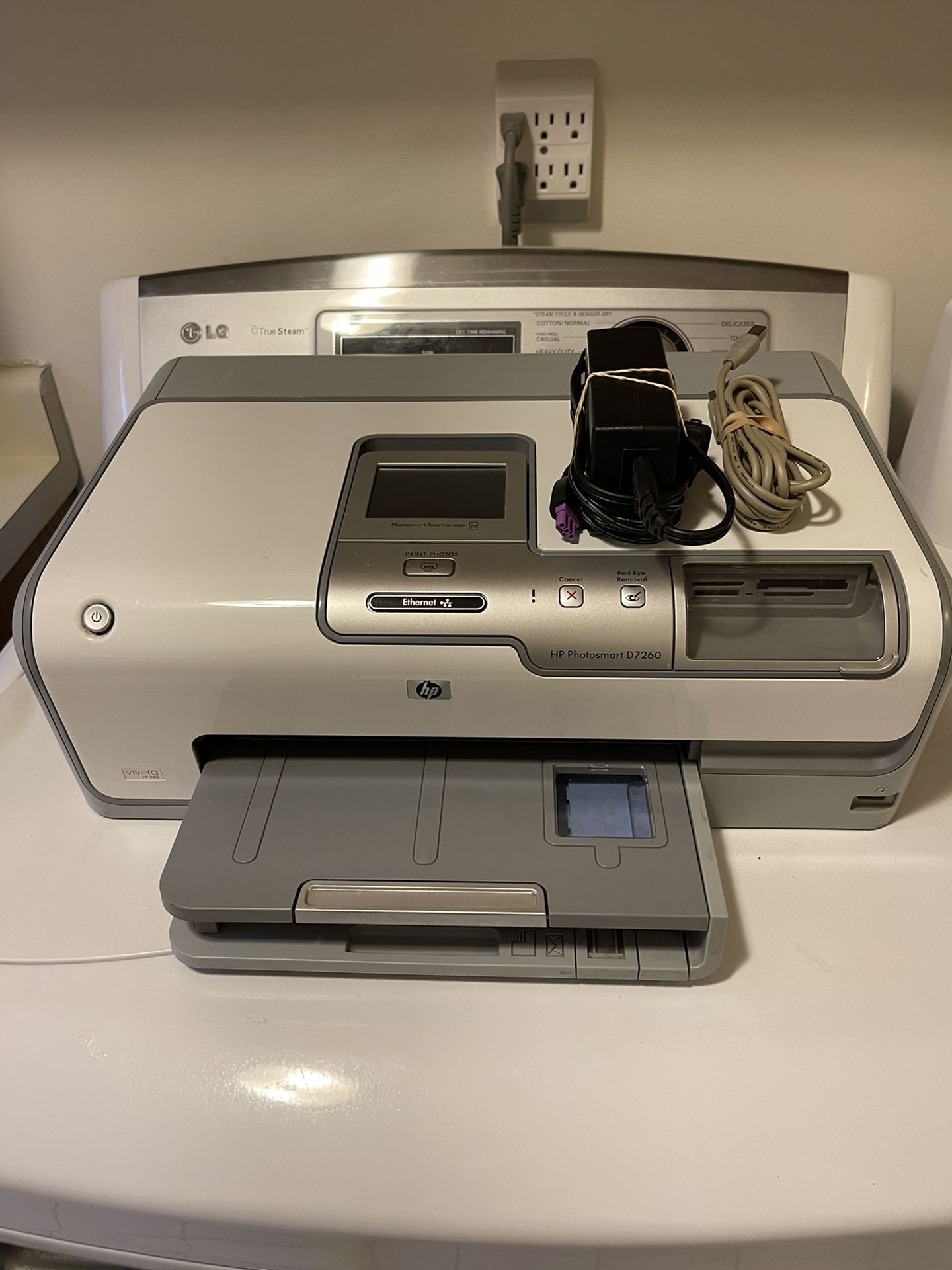 HP Photosmart D7260 Touchscreen Inkjet Printer