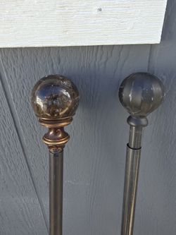 Two Similar Curtain Rods