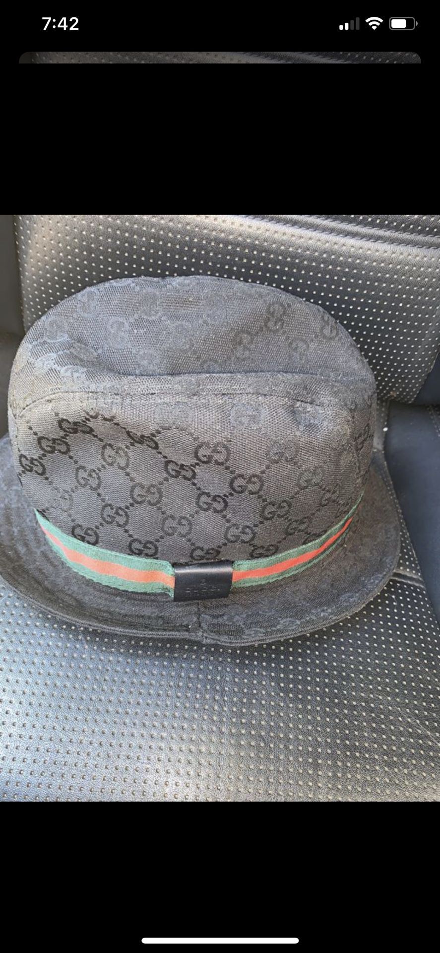 Authentic Gucci bucket hat