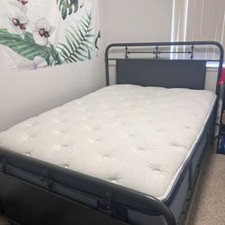 Full-Size Metal Bed Frame 