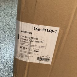 McKesson steel framed commode