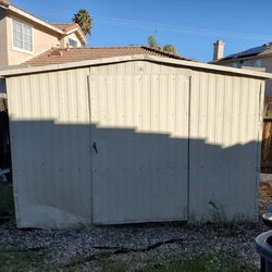 shed (10' × 8' approx.)