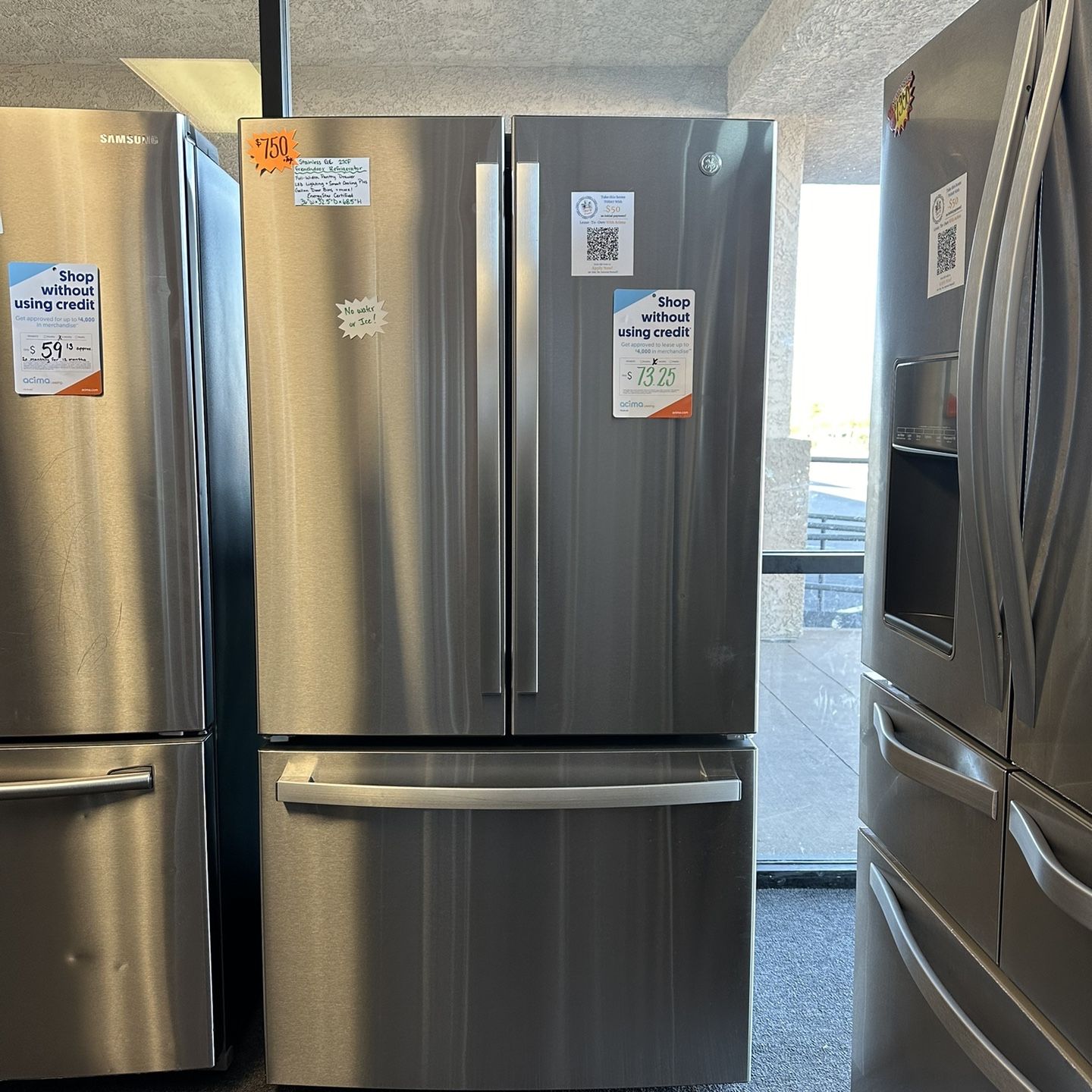 Like-New GE 27CF Frenchdoor Refrigerator