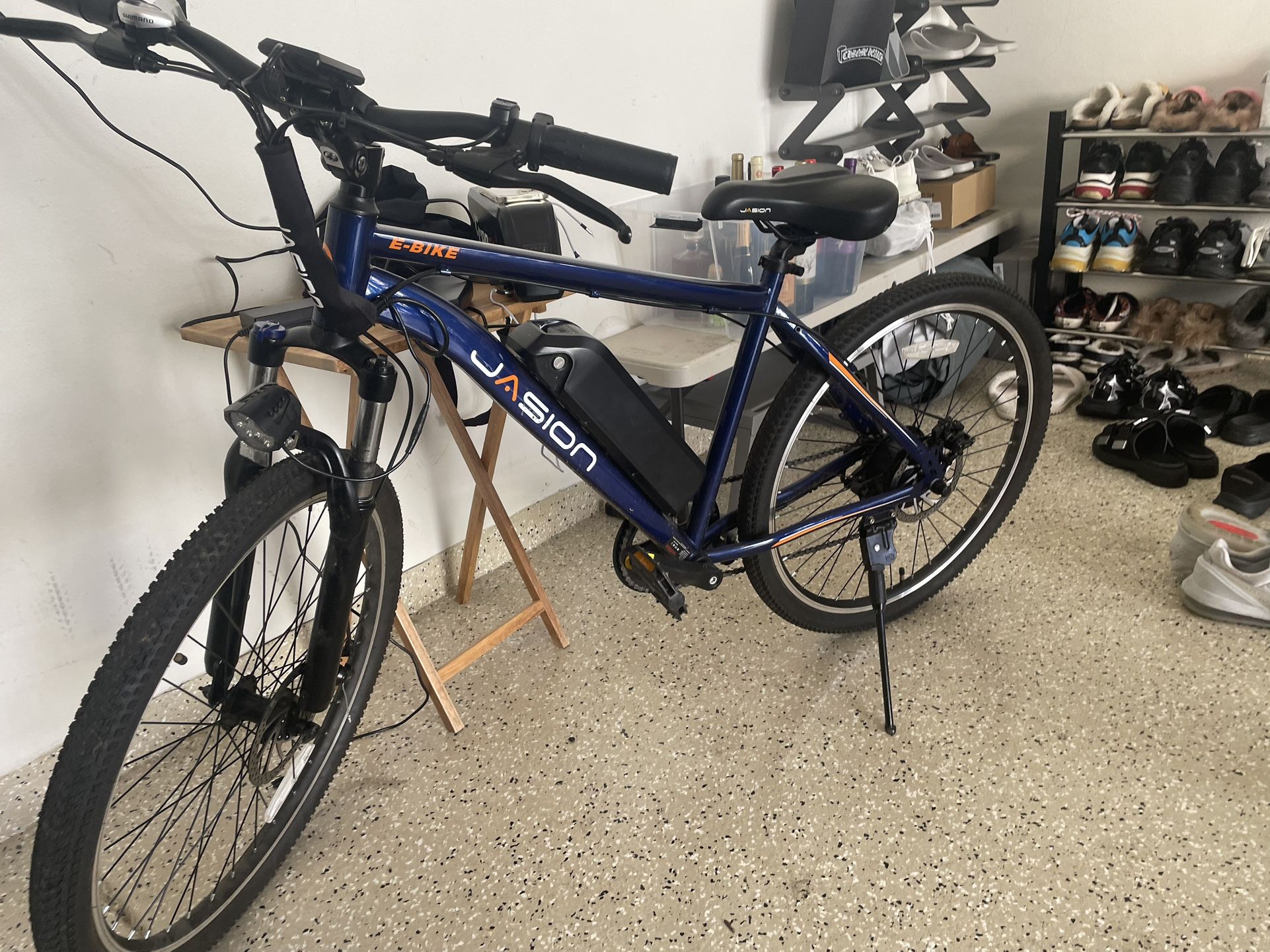 Jasion EB5 blue ebike for Sale in Irvine CA OfferUp