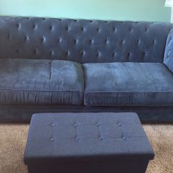 Modern Velvet Chesterfield Sofa!!