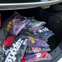 Sp5der Hoodies Medium And Large
