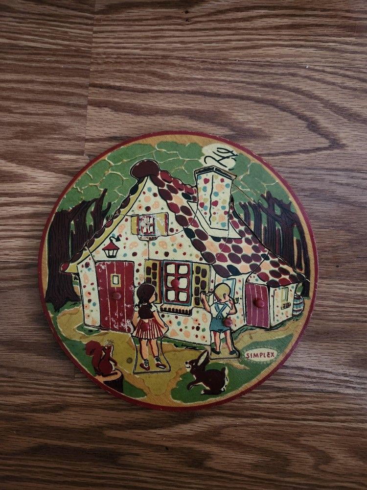 Vintage Wooden Puzzle - Simplex