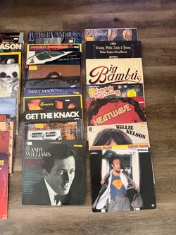 Vintage Vinyl Record Collection – 40+ LPs – Rock, Soul, Country & More