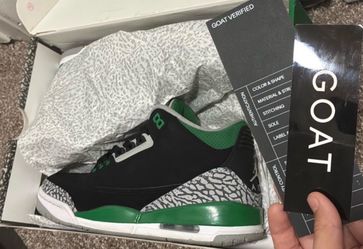 AIR JORDAN 3 RETRO black/ pine green
