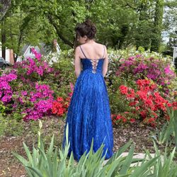 Blue Prom Dress Small