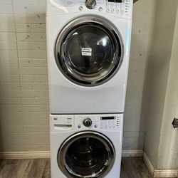 LG washer and dryer set electric with warranty gas dryer