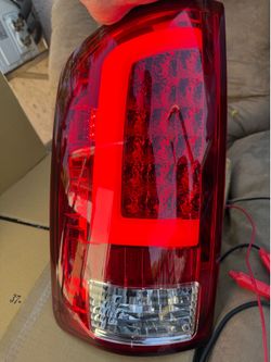 02-06 Dodge Ram Red LED Tube Bar Tail Lights